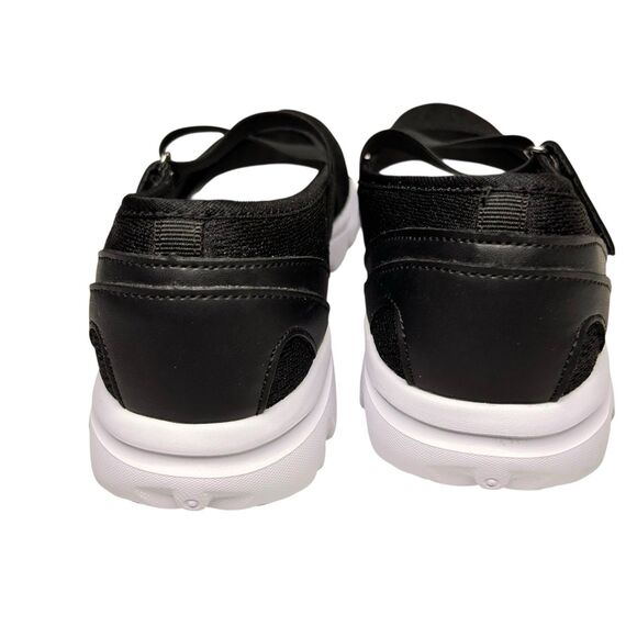 Propet Women's Mary Jane Walking Shoe Sneakers Black Fabric Size 8 Narrow - Picture 7 of 14